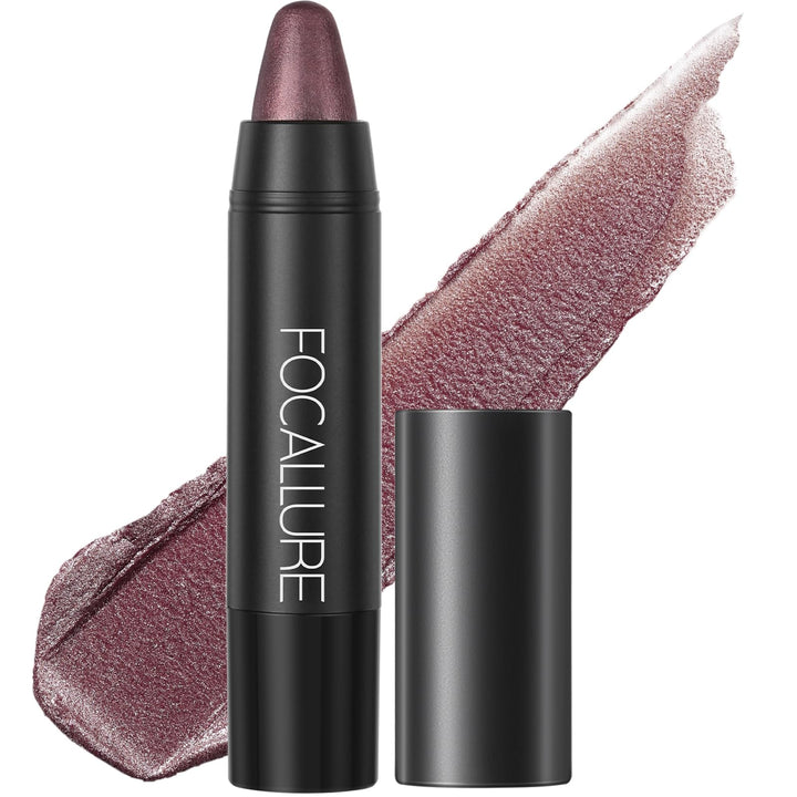 FOCALLURE lipstick front packaging showing shade and compact design for easy carry