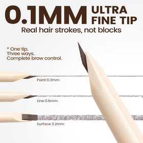 FOCALLURE close-up of 0.1mm ultra-fine tip for precise hairlike strokes