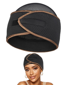 FocusCare front view of wrap cap showing design and fit benefit