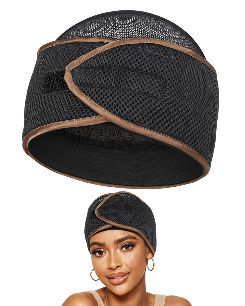 FocusCare front view of wrap cap showing design and fit benefit
