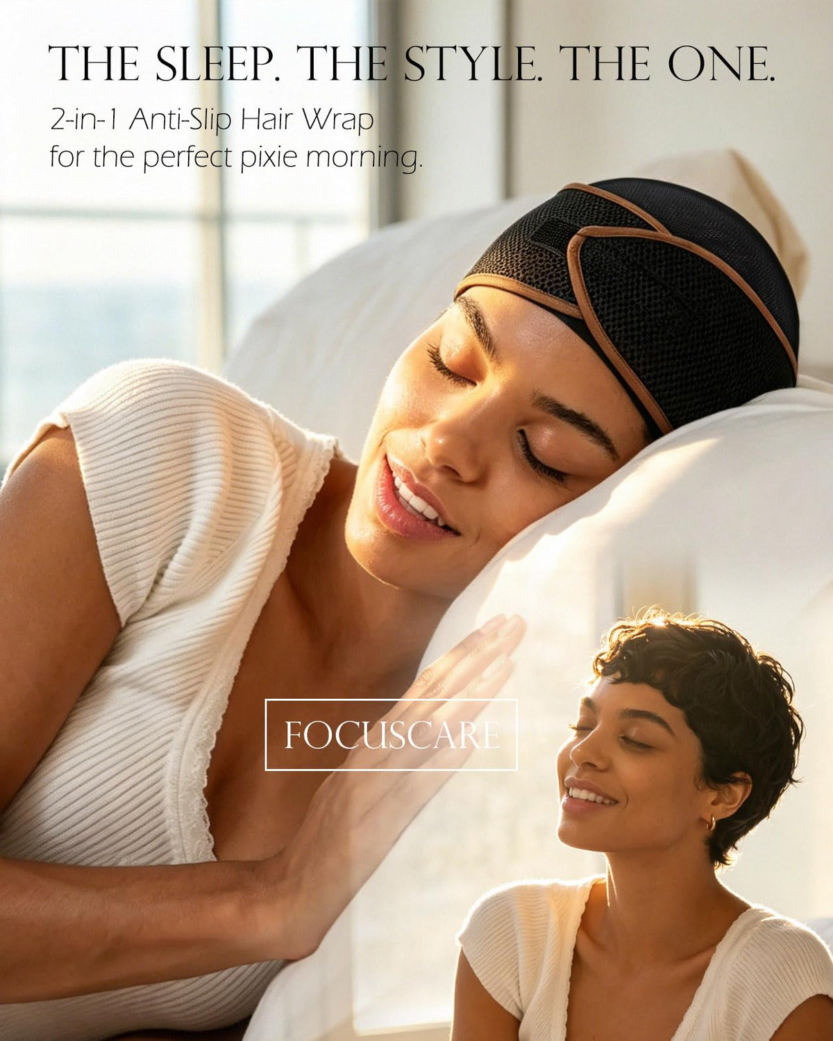 FocusCare detailed hook-and-loop closure delivering adjustable pressure