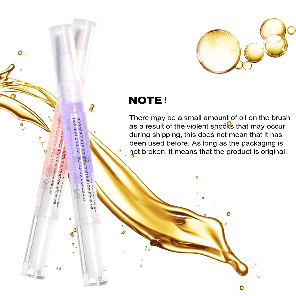 Fokostar label close-up highlighting scent names and usage instructions