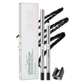 Foleto eyeliner front packaging showing licorice black shade and benefits