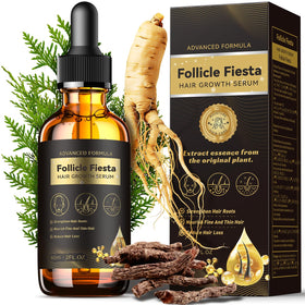 Folivive on a bathroom vanity in a lifestyle setting promoting consistent routine