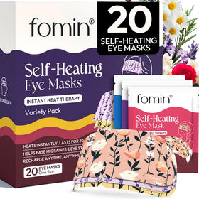 FOMIN front packaging showing 20-pack and variety benefits