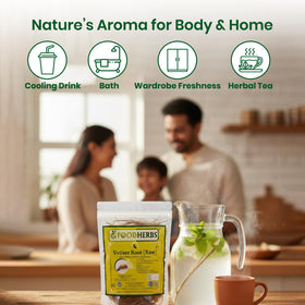 Foodherbs product label close-up showing handpicked and natural quality