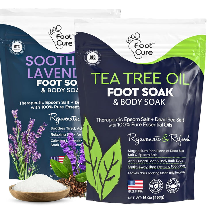 FOOT CURE front packaging showing jar and product benefits for easy recognition