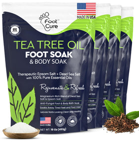 FOOT CURE front packet showing branding and benefit clarity