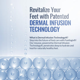 FOOTLOGIX before and after heels demonstrating visible improvement