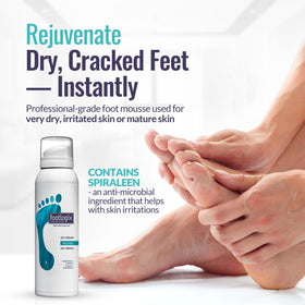FOOTLOGIX used in a night routine with socks to show overnight repair benefit