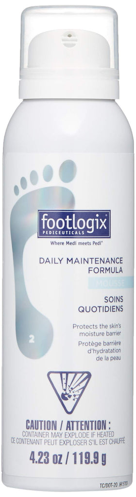 FOOTLOGIX front tube showing label and size benefits