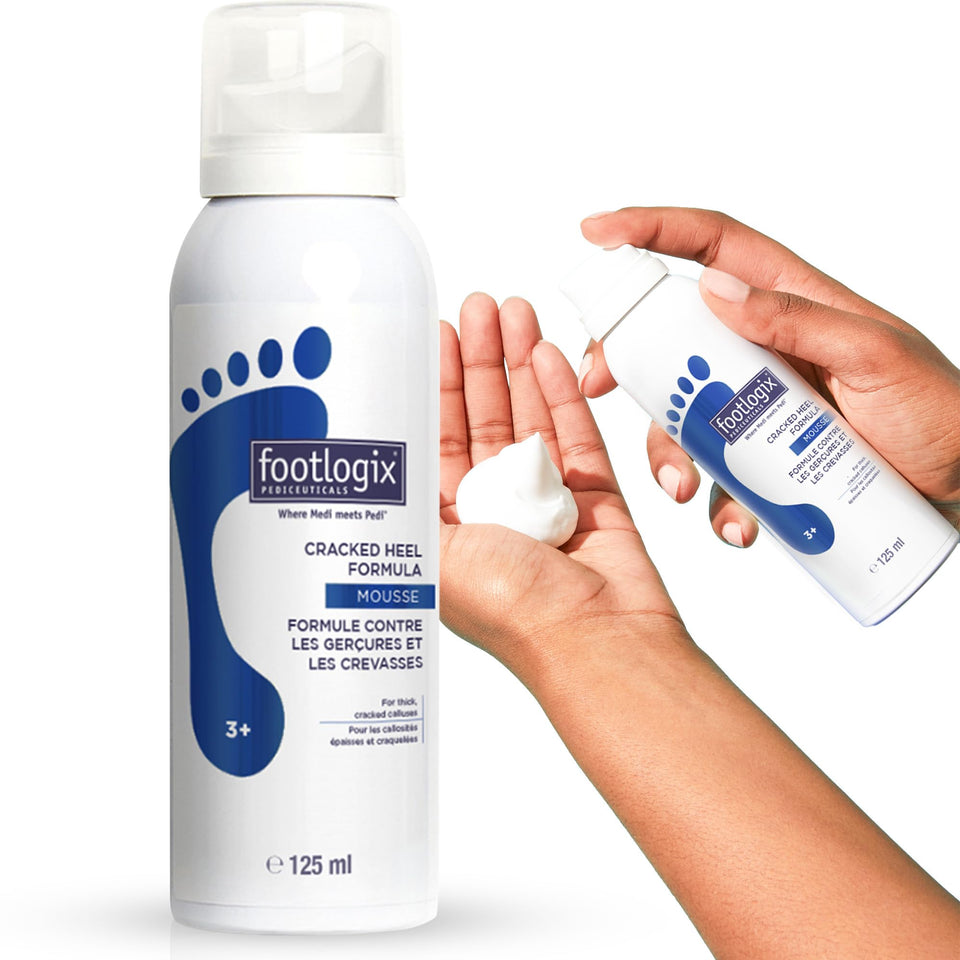FOOTLOGIX front tube showing product and benefits