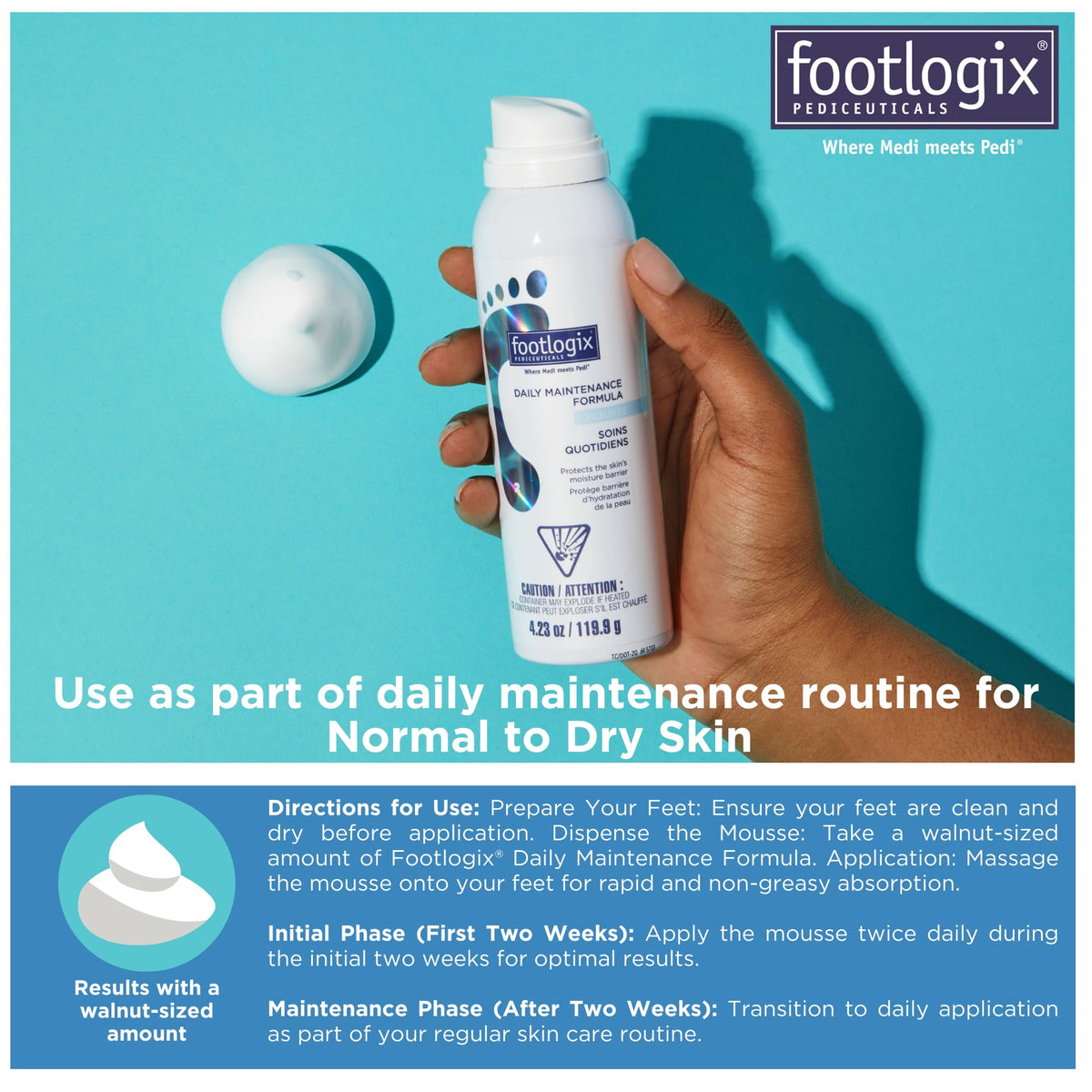 FOOTLOGIX in spa setting evoking soothing daily foot care benefits