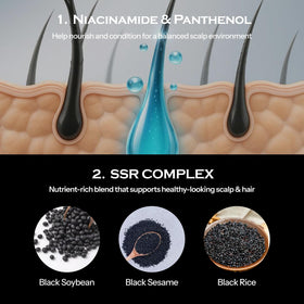 FORBEAUT before and after comparison emphasizing fuller-looking hairline