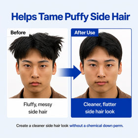 FORBEAUT DropSet side profile on head smoothing puffy hair quickly