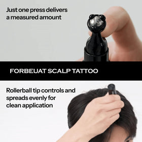 FORBEAUT size comparison with 15g tube illustrating travel-friendly convenience