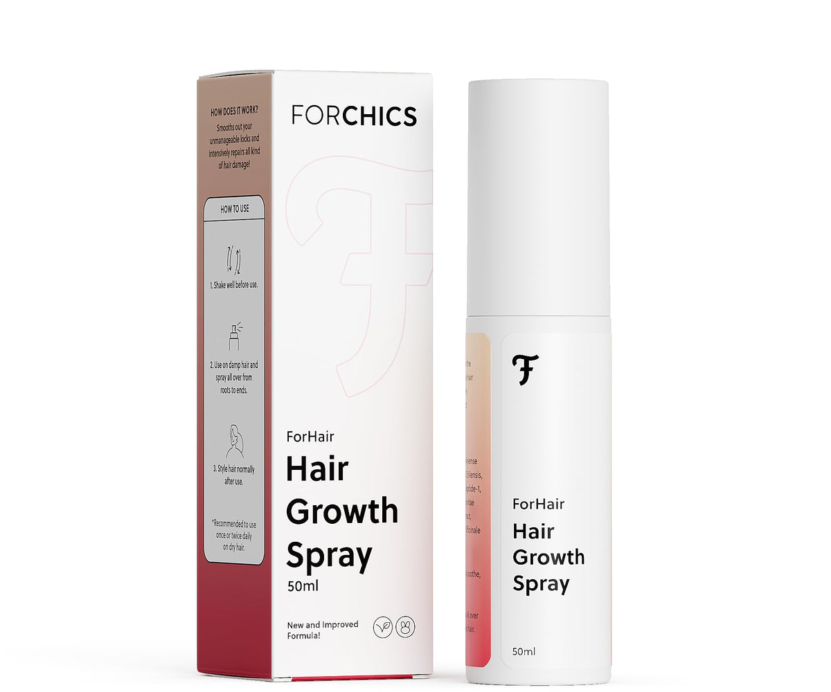 ForChics front packaging bottle showing clean design and product benefit