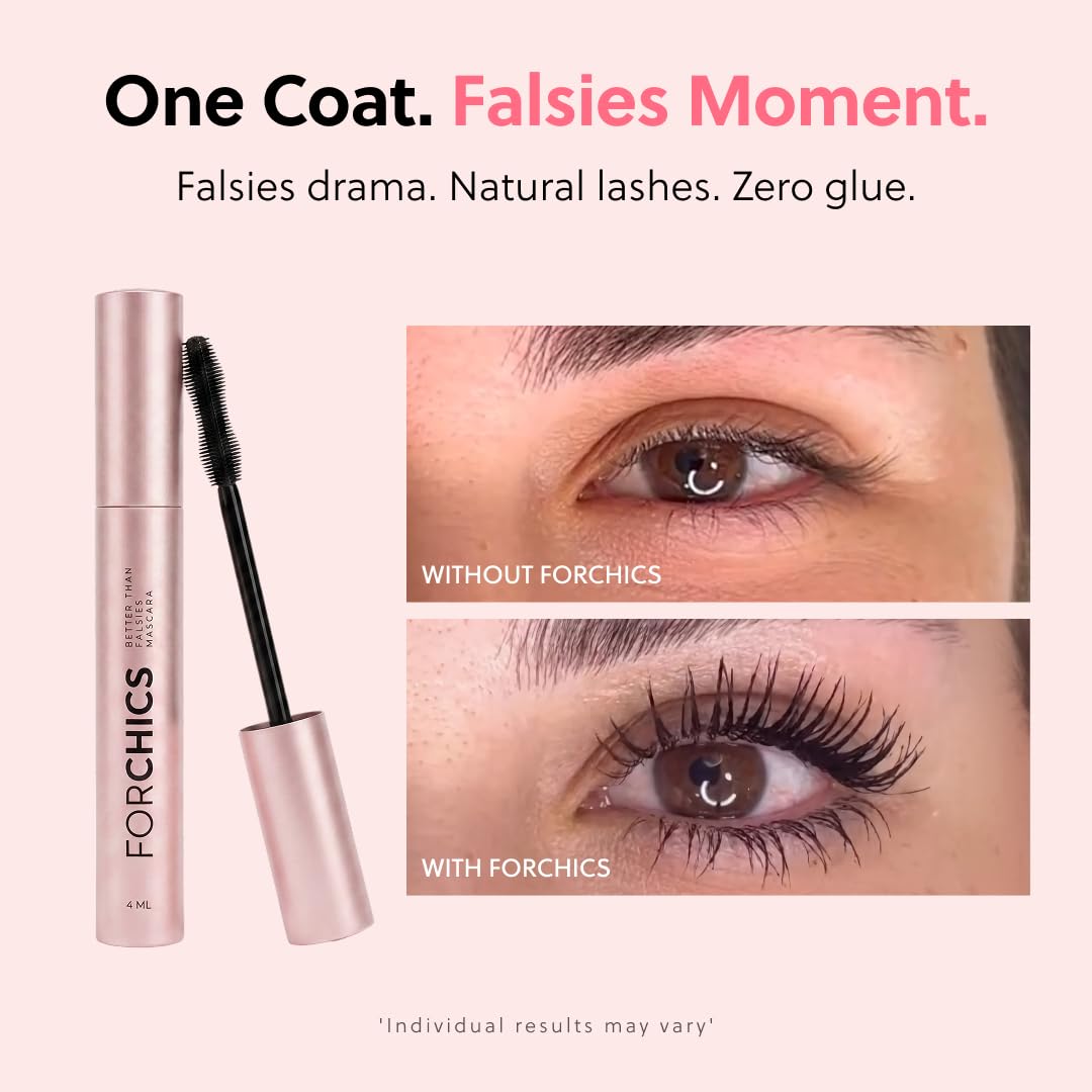 ForChics wand brush closeup delivering clump-free application and precise coating