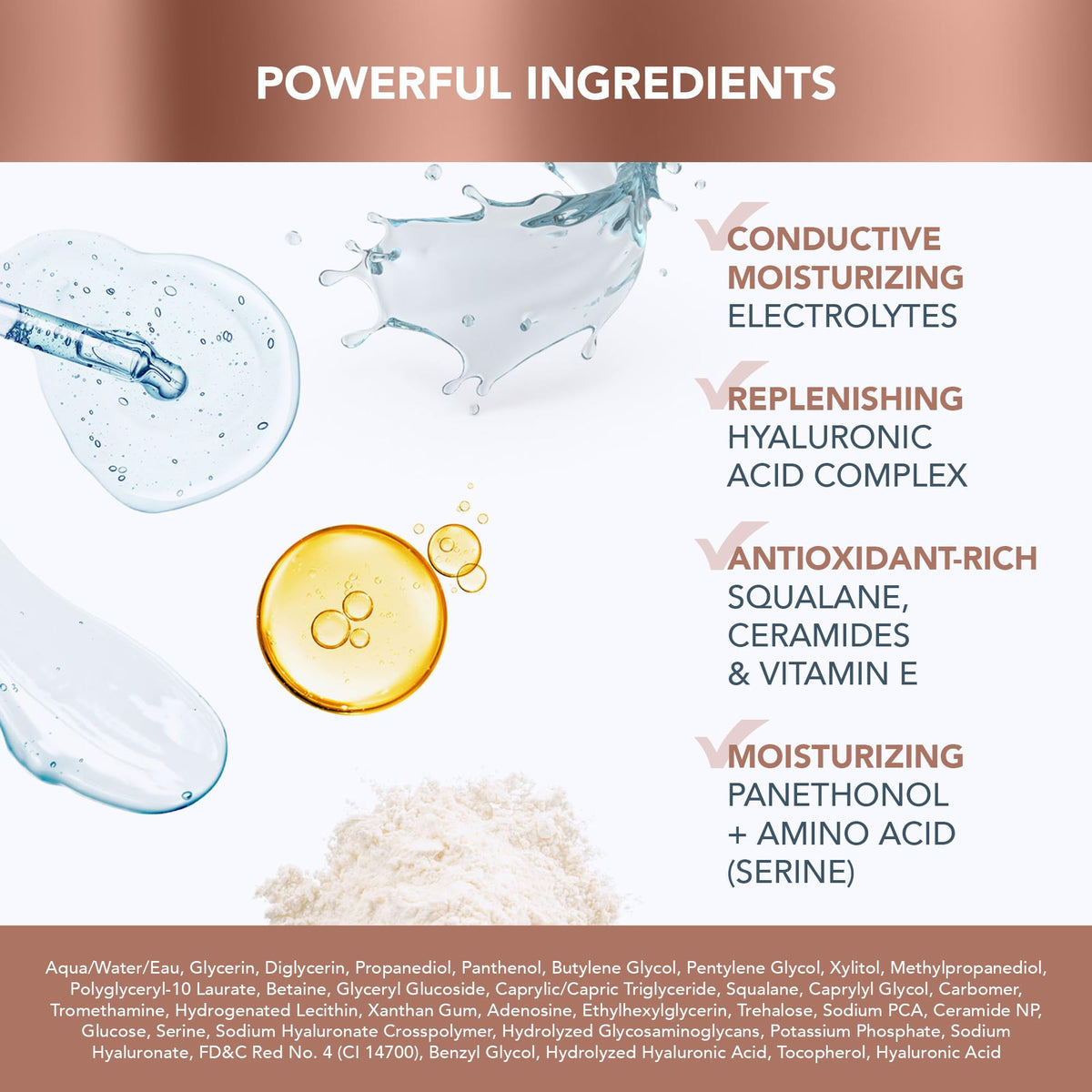 FOREO serum with BEAR device during treatment, ensures improved conductivity