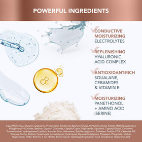 FOREO serum with BEAR device during treatment, ensures improved conductivity