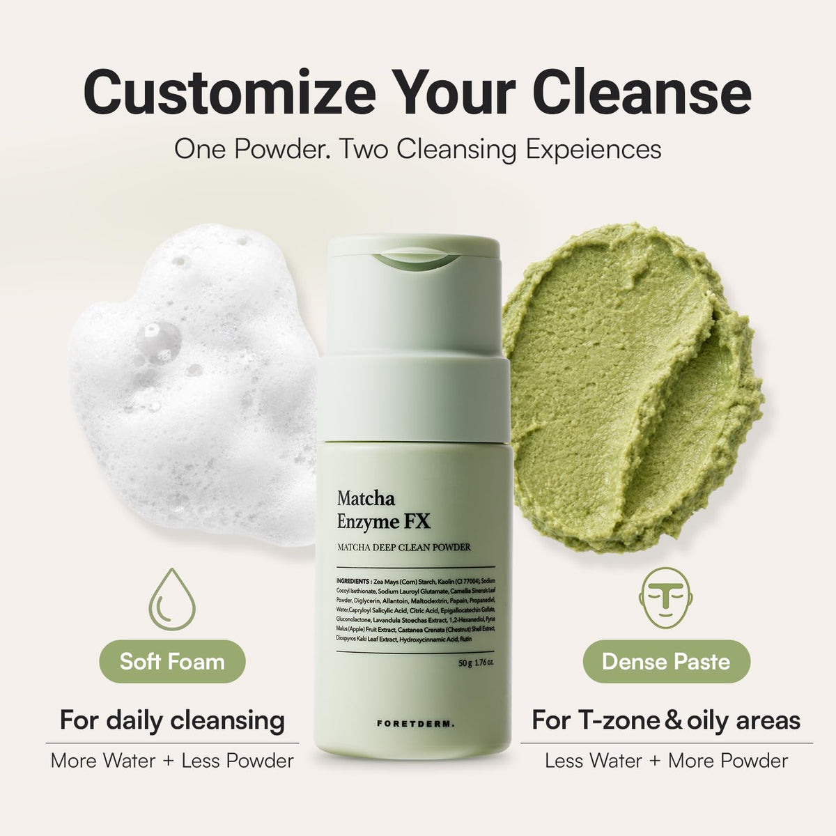 FORETDERM in bathroom lifestyle scene suggesting daily routine fit