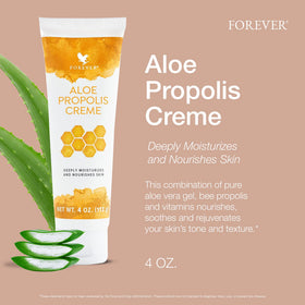 Forever Living cream texture closeup revealing smooth aloe-rich consistency