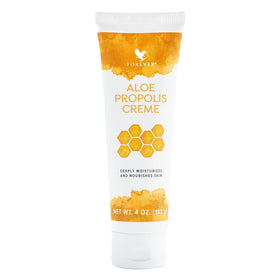 Forever Living jar front view showing label and compact packaging benefit