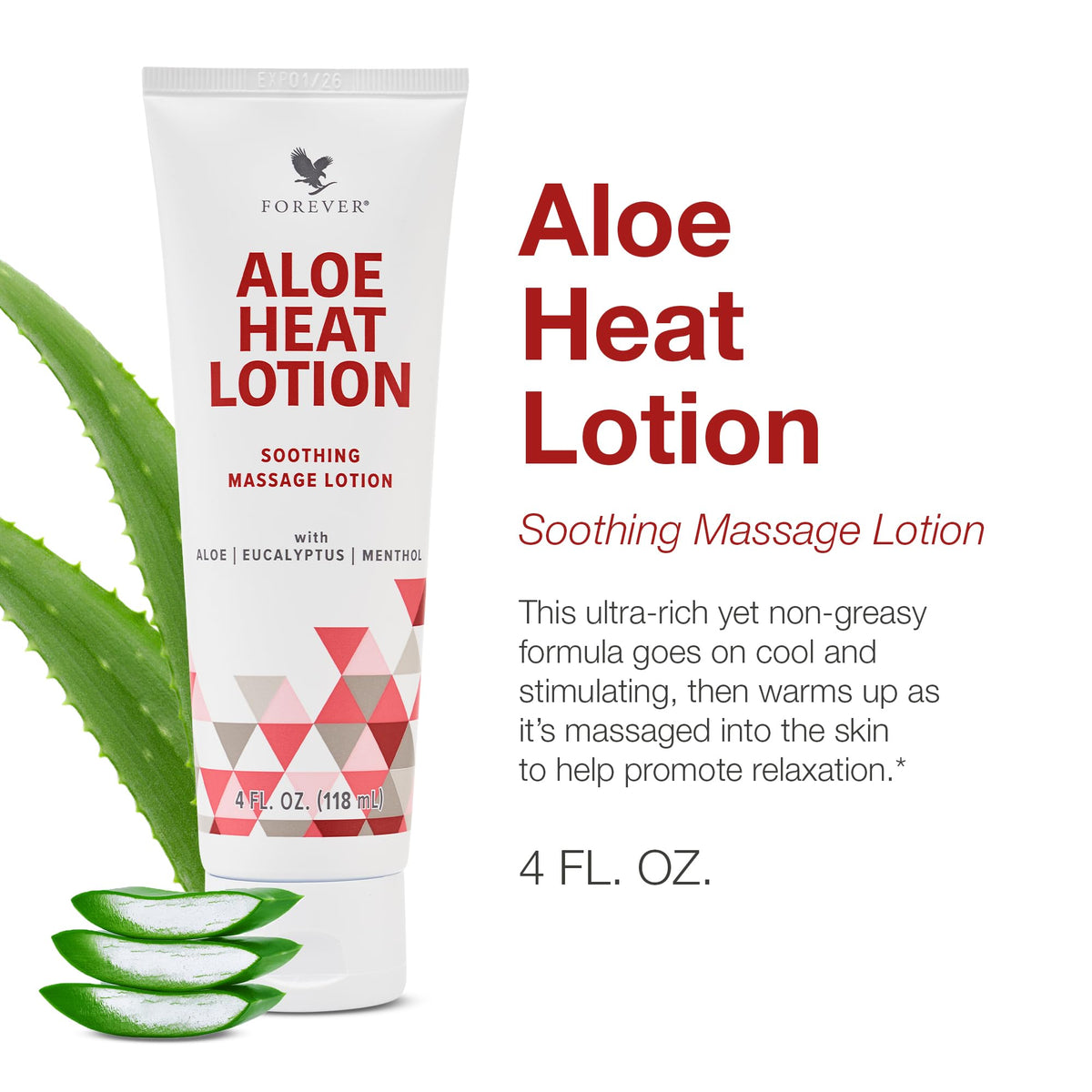 Forever Living lotion texture close-up highlighting creamy aloe-rich consistency