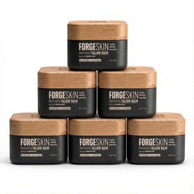 Forge Skin front packaging showing compact jar and branding for easy identification