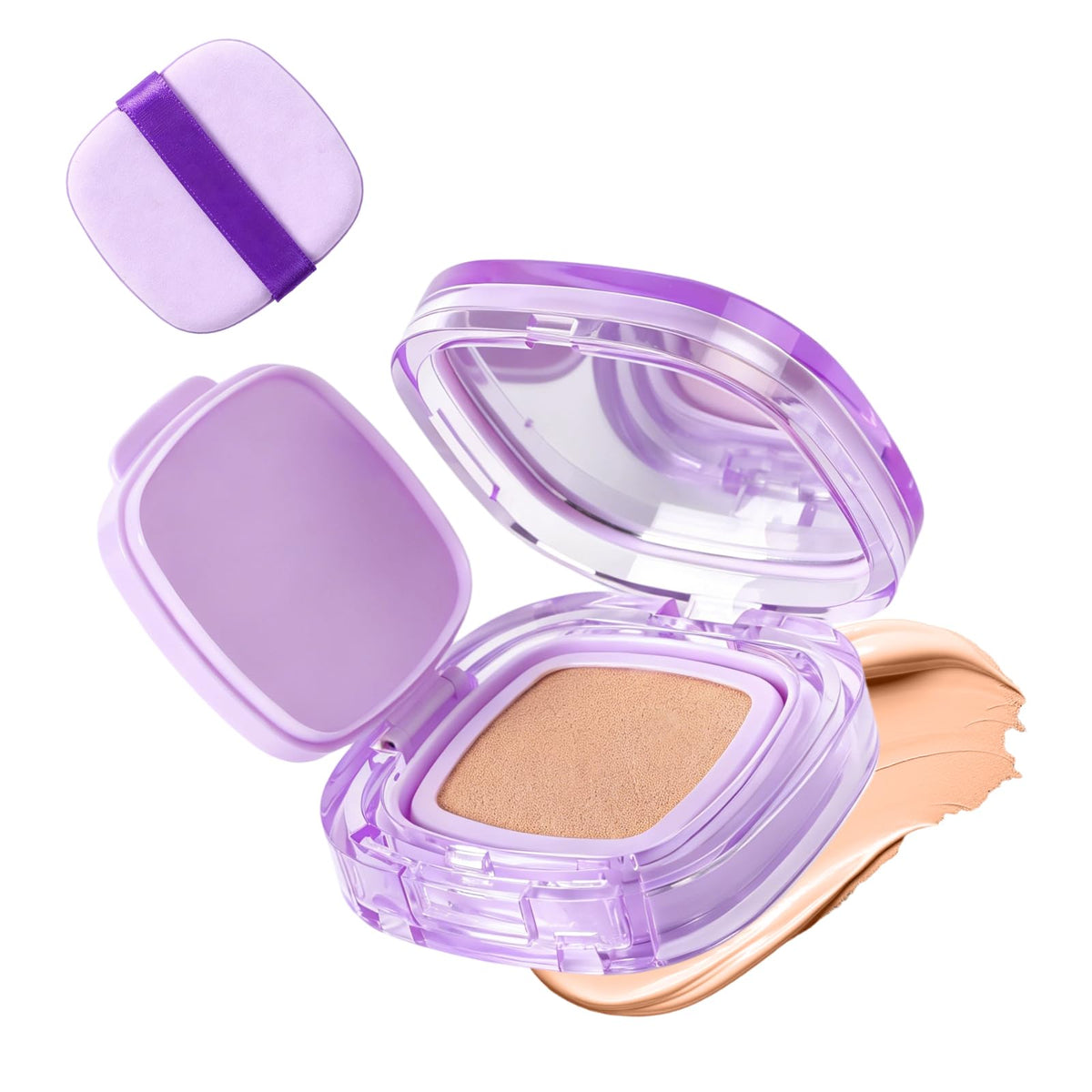 ForgeVibe front packaging compact showing sleek case and easy application benefit