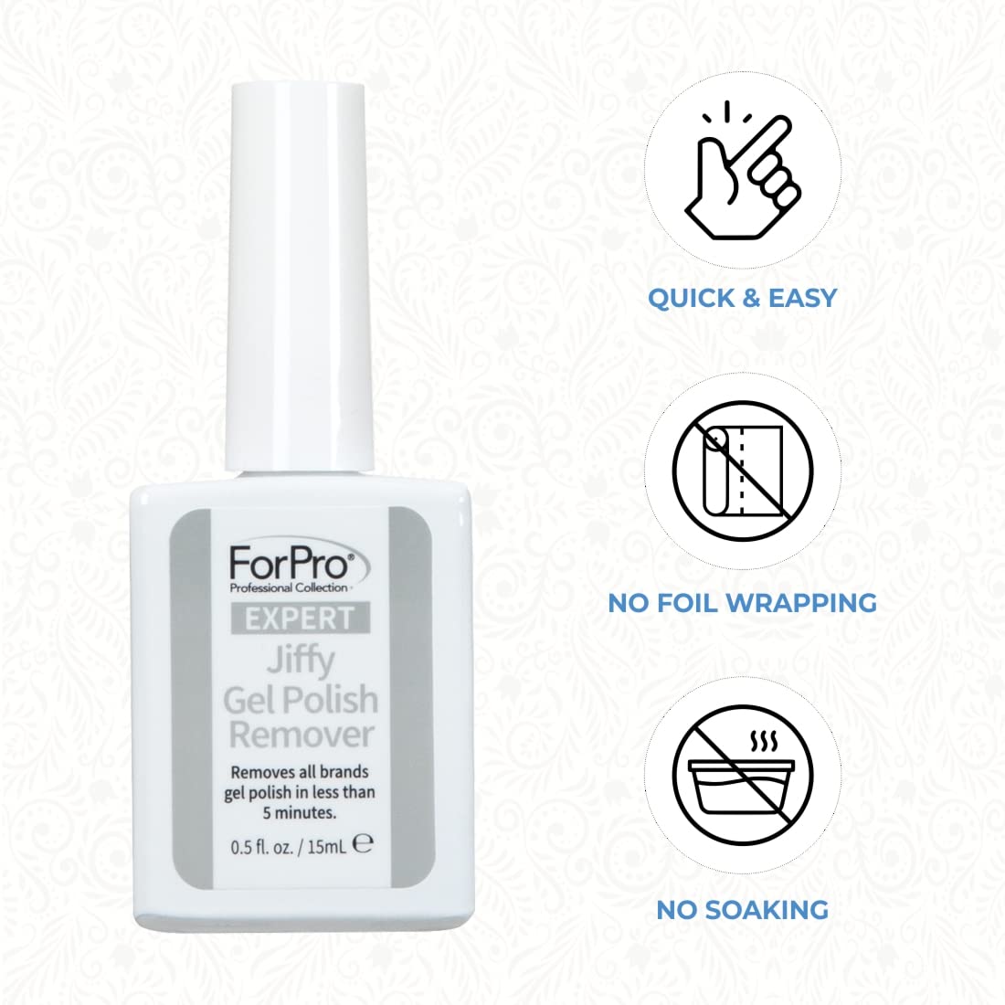 ForPro results showing clean natural nails after removal preserving nail surface