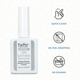 ForPro results showing clean natural nails after removal preserving nail surface