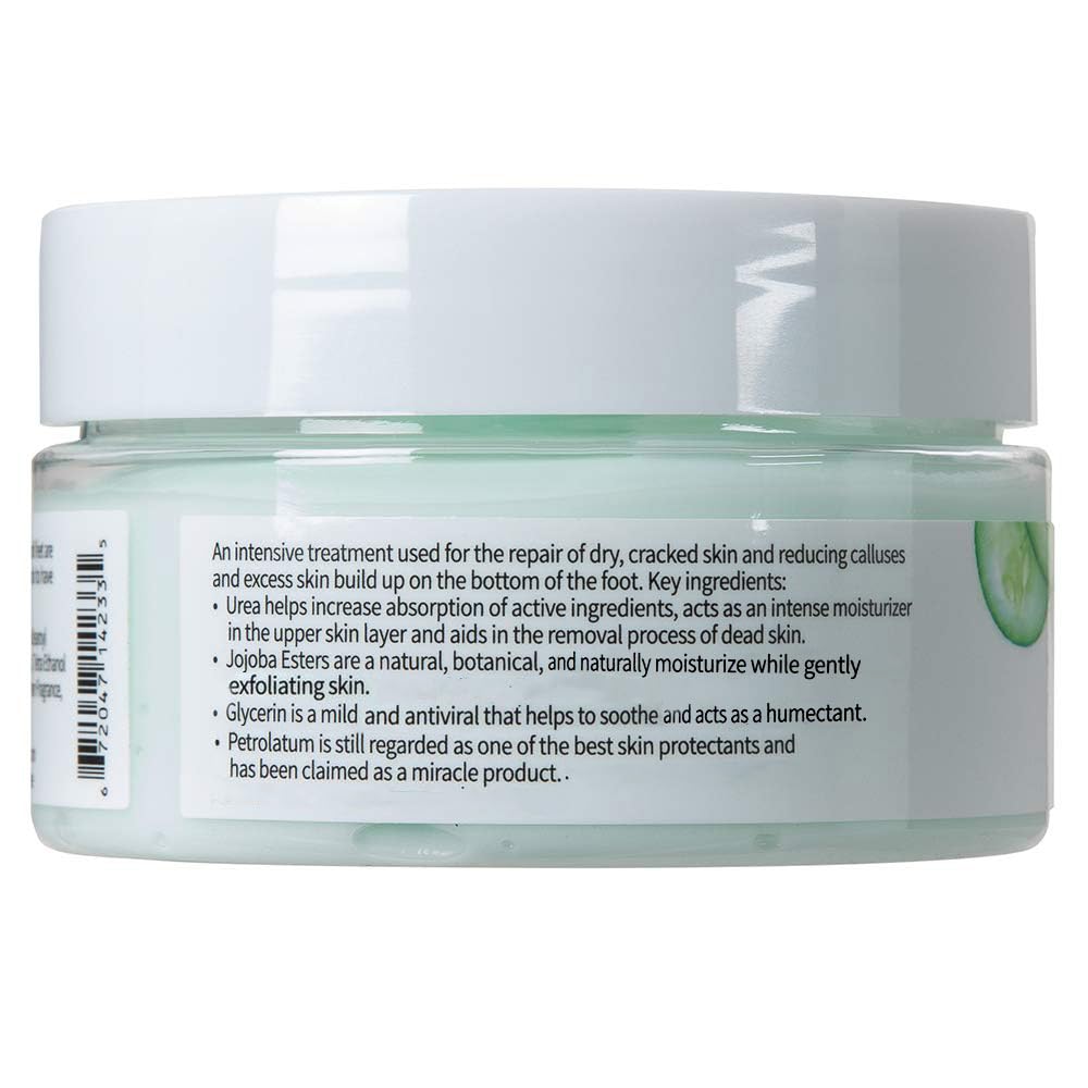 ForPro applied on heel demonstrating targeted treatment for cracked areas
