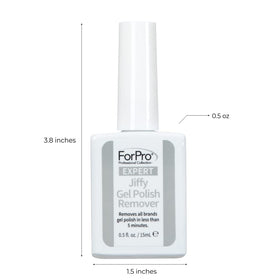 ForPro bottle held in hand to show 0.5 fl oz scale and travel-friendly benefit