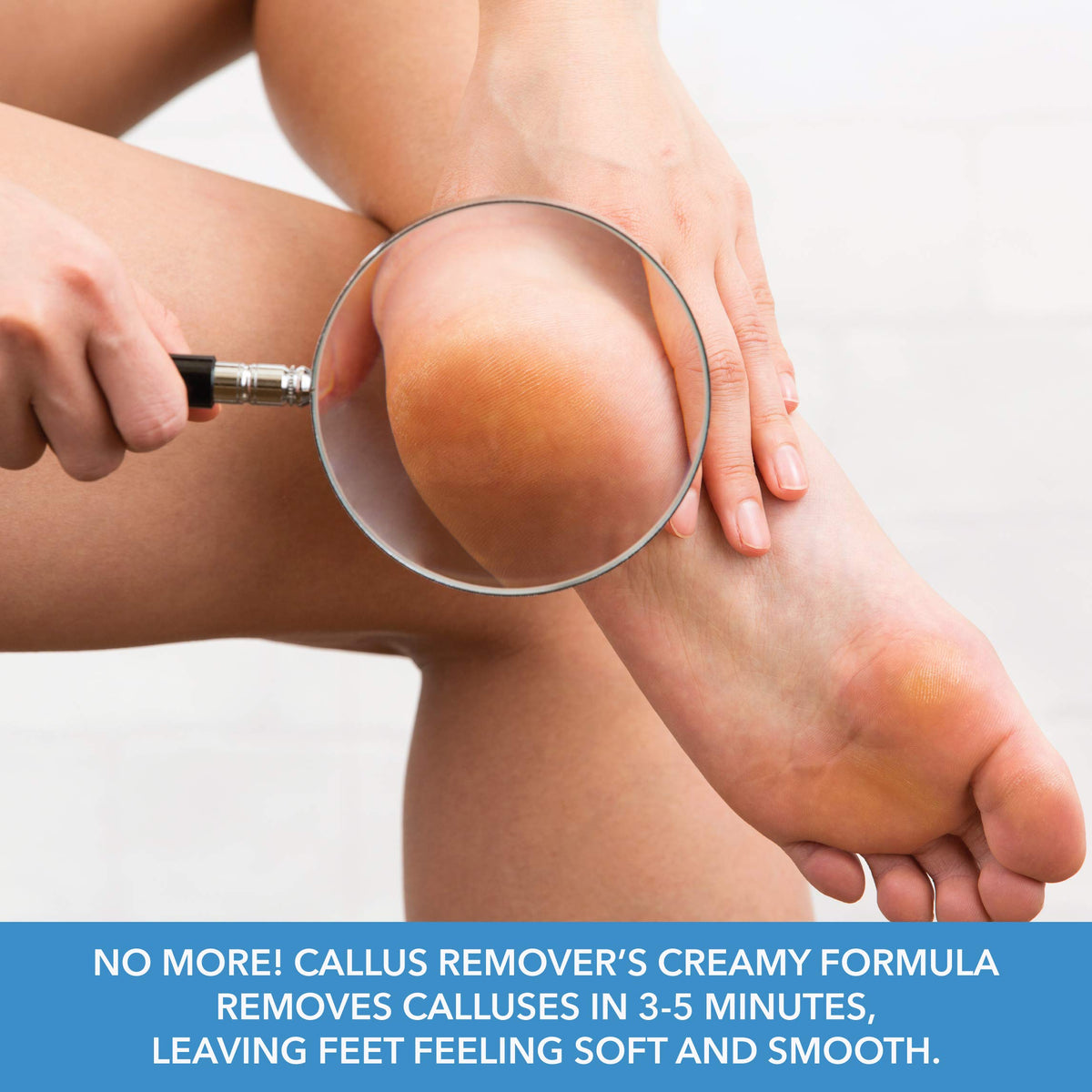 ForPro smooth feet after rinse, shows visibly softer skin and improved foot comfort