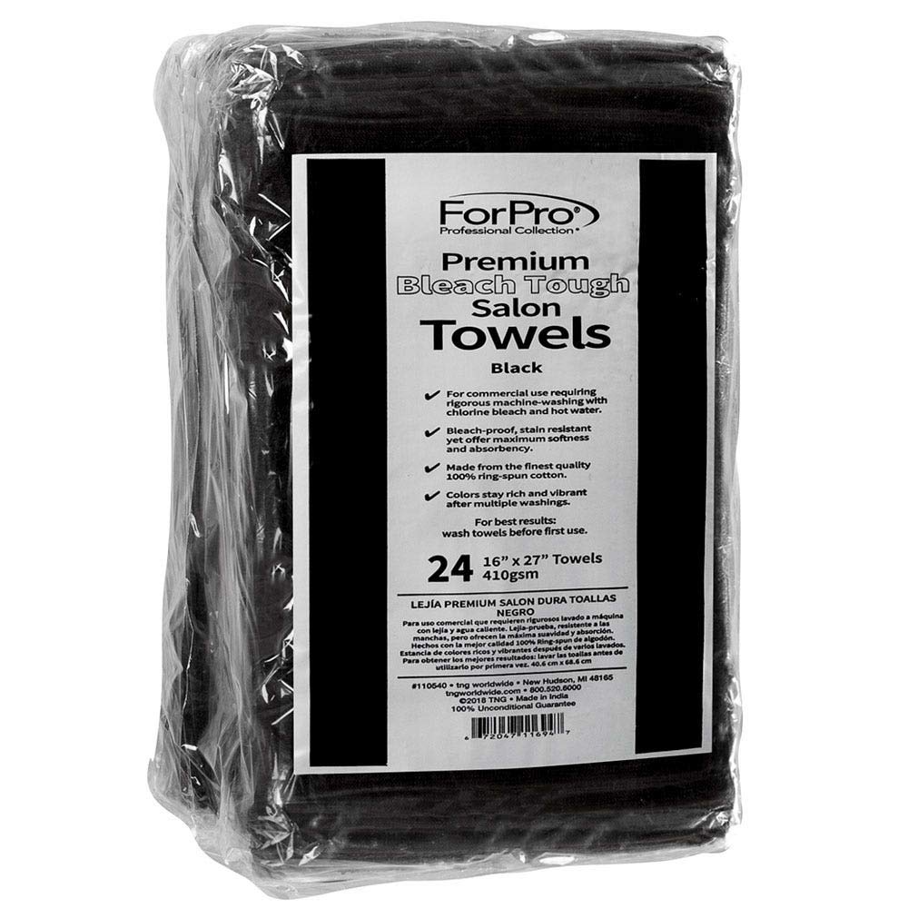 ForPro close-up of ring-spun cotton weave highlighting soft absorbent 410gsm feel