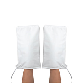 ForPro heated mitts front view showing full mitts and sizing benefit