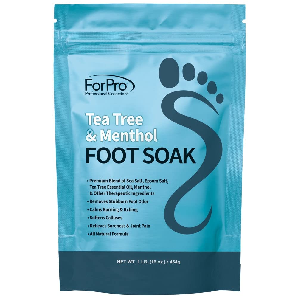 ForPro open tub close-up texture of granular sea and Epsom salts