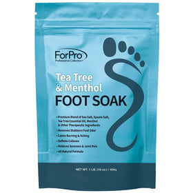 ForPro open tub close-up texture of granular sea and Epsom salts