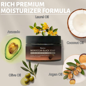 forvirness rich lather in hand illustrating creamy foam and gentle deep-cleansing action