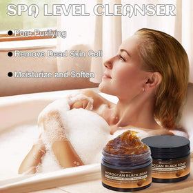 forvirness scoop with spatula lifting paste to show hygienic usage and long-lasting portions