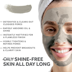 FOSSIL POWER clay texture close-up highlighting fine powder and smooth blendability