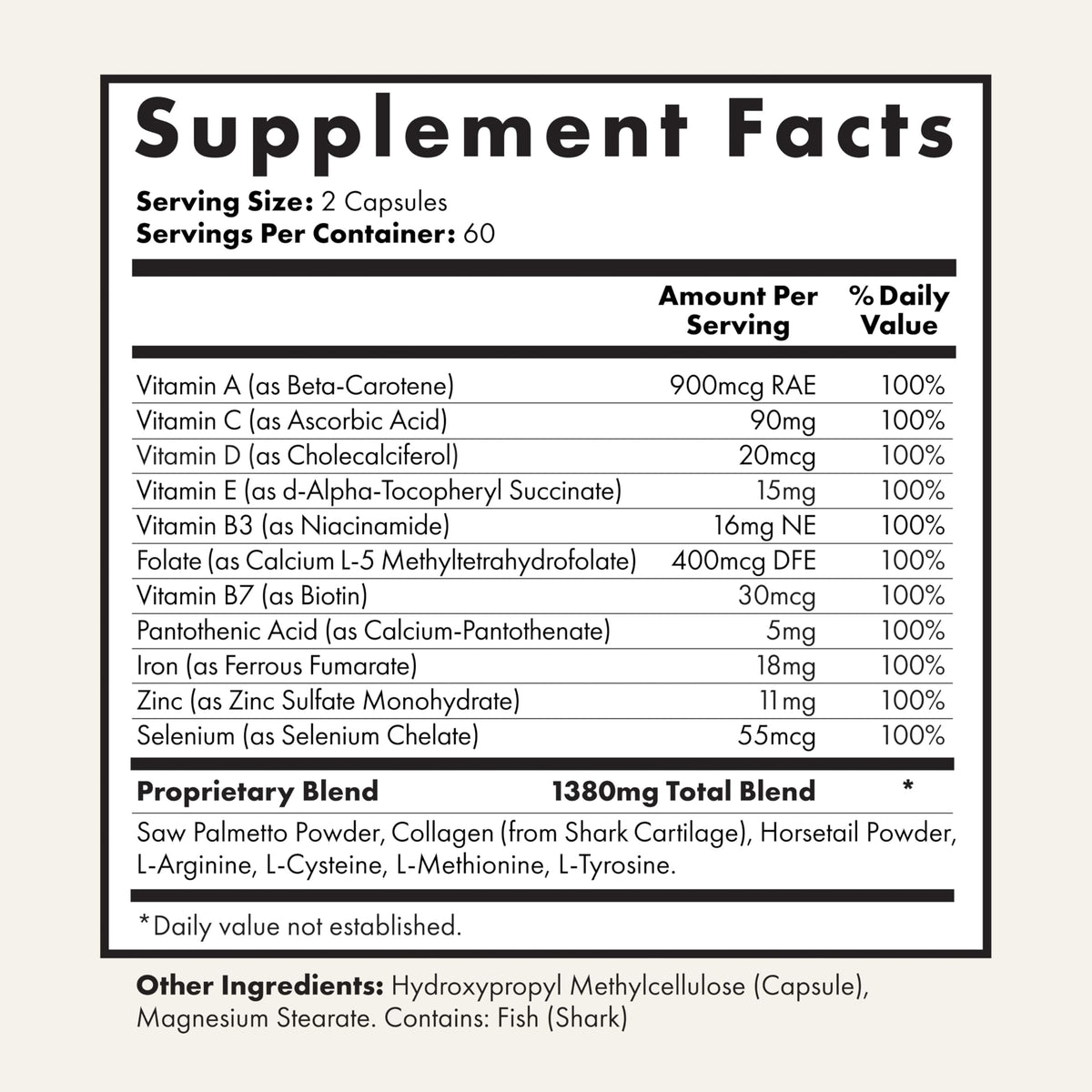 Foundation Skincare open supplement bottle with tablets ready to take, convenient daily use