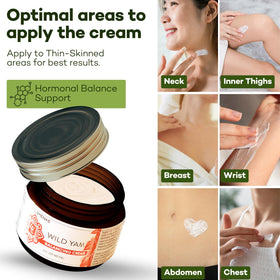 Four Elements 4E raw botanicals bundle highlighting wild yam and herbal freshness