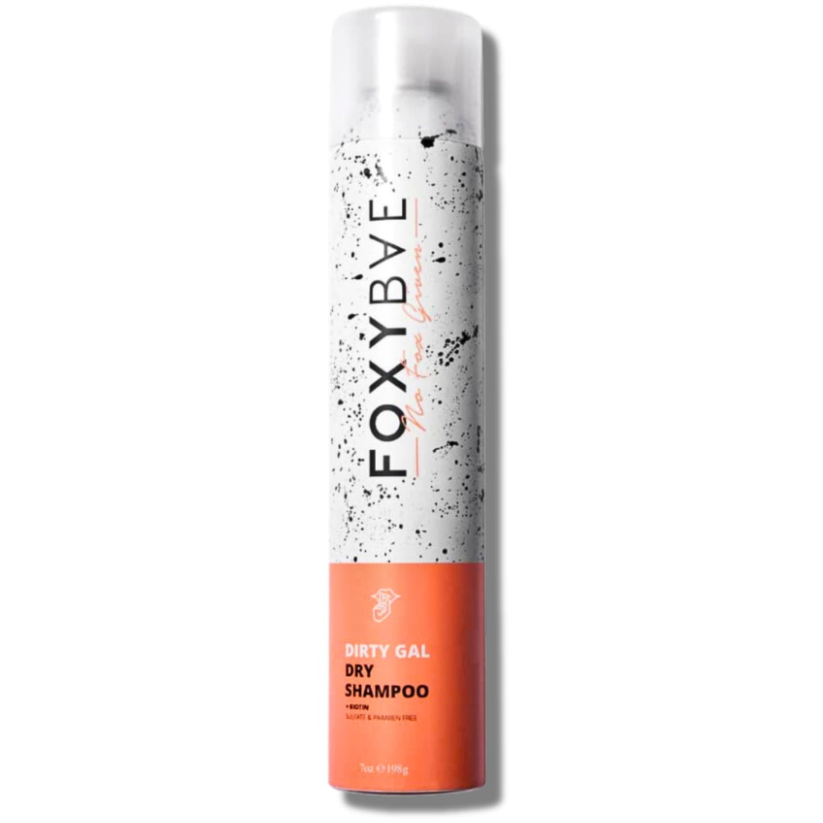 FoxyBae front can shot showing label and benefits for quick refresh