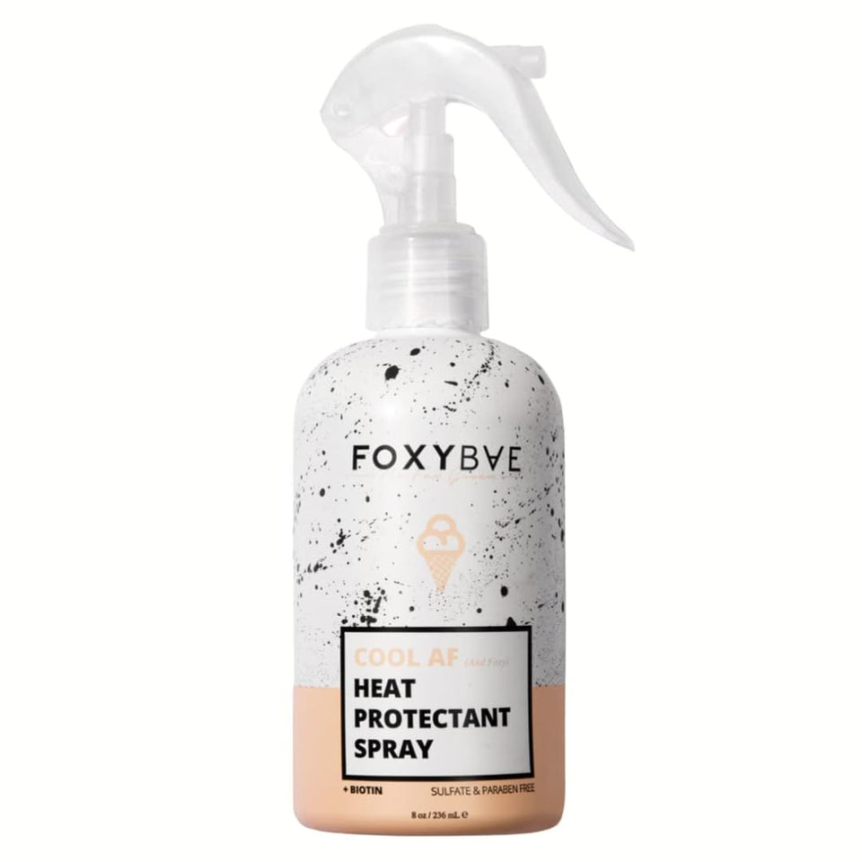 FoxyBae front packaging 8oz shows bottle clearly and promotes easy styling