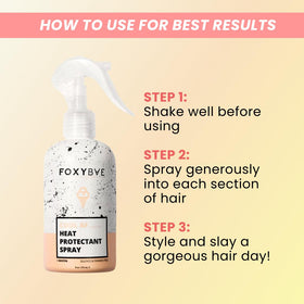 FoxyBae label close-up listing keratin, biotin, and clean-formula benefits