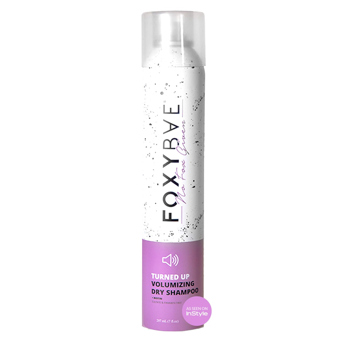 FoxyBae front packaging showing can and label for quick identification and benefits
