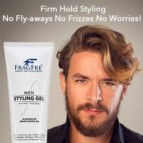 FRAGFRE gel on hands demonstrates easy application and softening benefit
