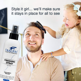 FRAGFRE on bathroom shelf lifestyle shot implying everyday routine compatibility